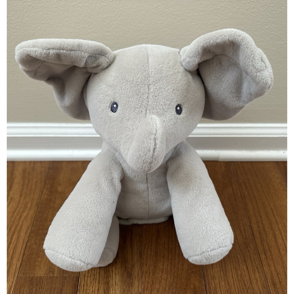 Baby GUND Flappy the Elephant Animated Plush Singing Talking‎ 10" EUC